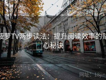 菠萝TV两步读法：提升阅读效率的贴心秘诀